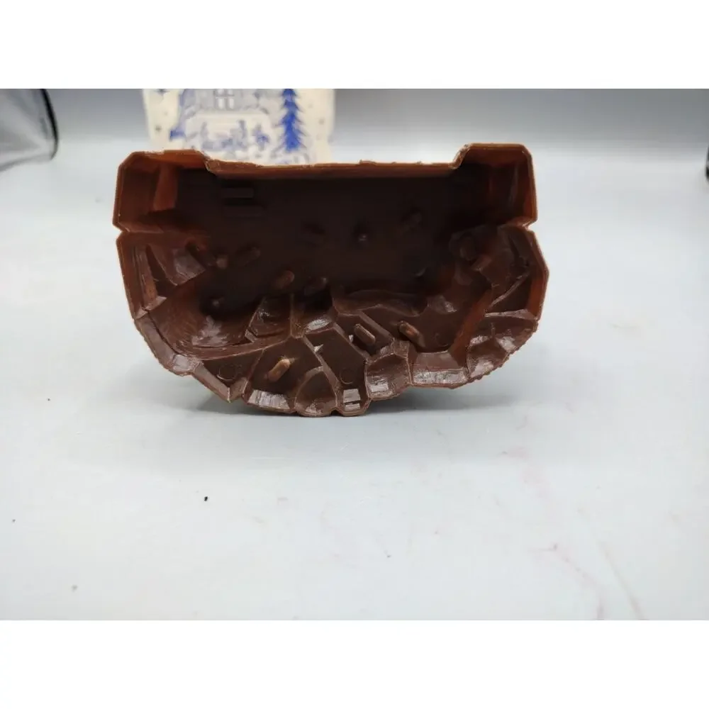 Vintage 60’s Vintage Christmas Nativity Diorama Creche Stable Holy Manger Blume